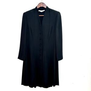 VTG WARREN PETITES Blazer Dress Size 10 80s 90s Goth Business Classic Indie Chic